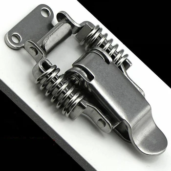 

s/L iron double spring buckle ,Wooden box Toolbox ,Heavy duty lock,with lock hole,Electromechanical box Accessories