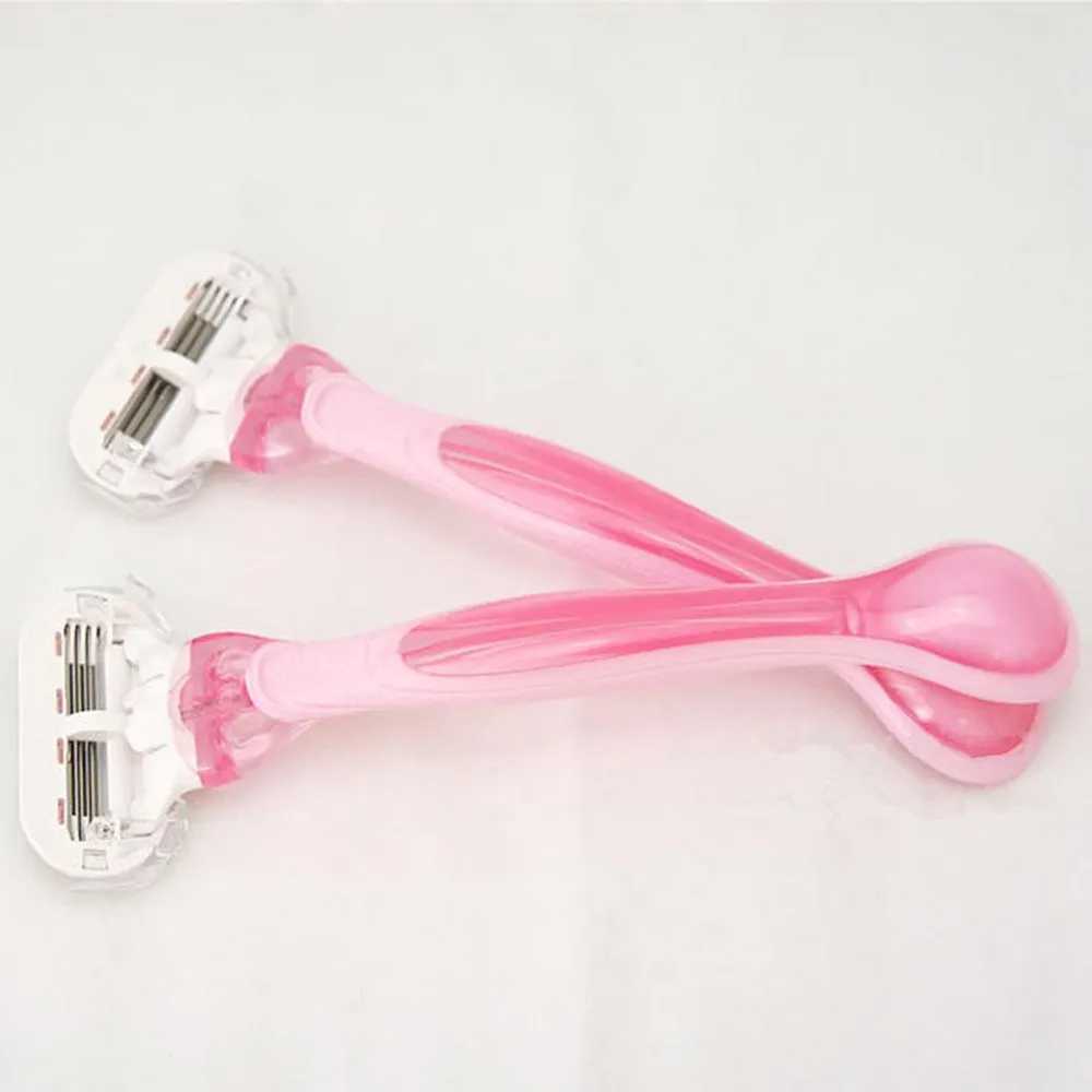 

Female Manual Shaving Knife Hair Removal Device Pubic Hair Private Parts Leg Hair Underarm Shaving Device 2 Pcs