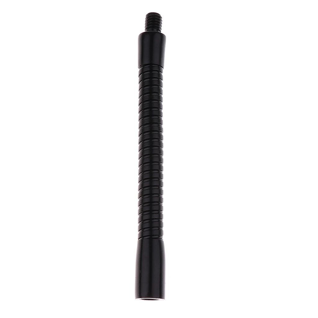 Adjustable Iron Microphone Gooseneck MIC Neck Microphone Replacement Parts Black 15cm for Stage Meeting Speech