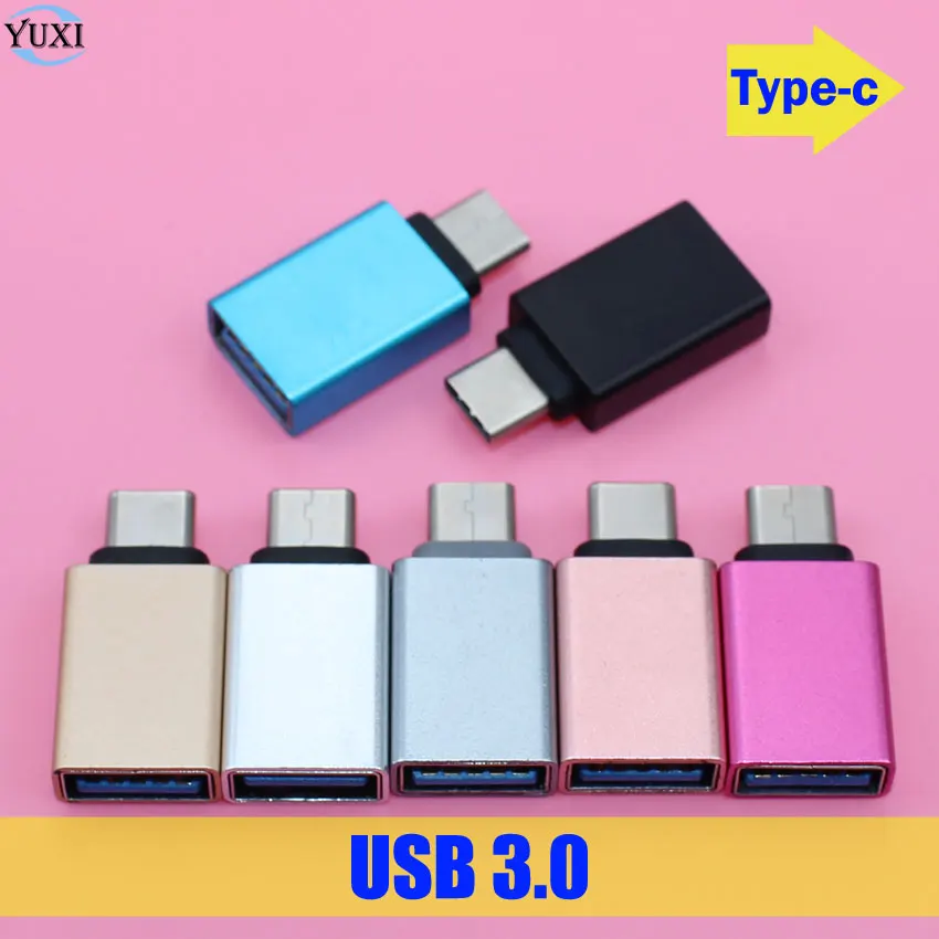 YuXi USB C тип c Штекерный разъем к 3 0 Женский OTG кабель адаптер конвертер супер