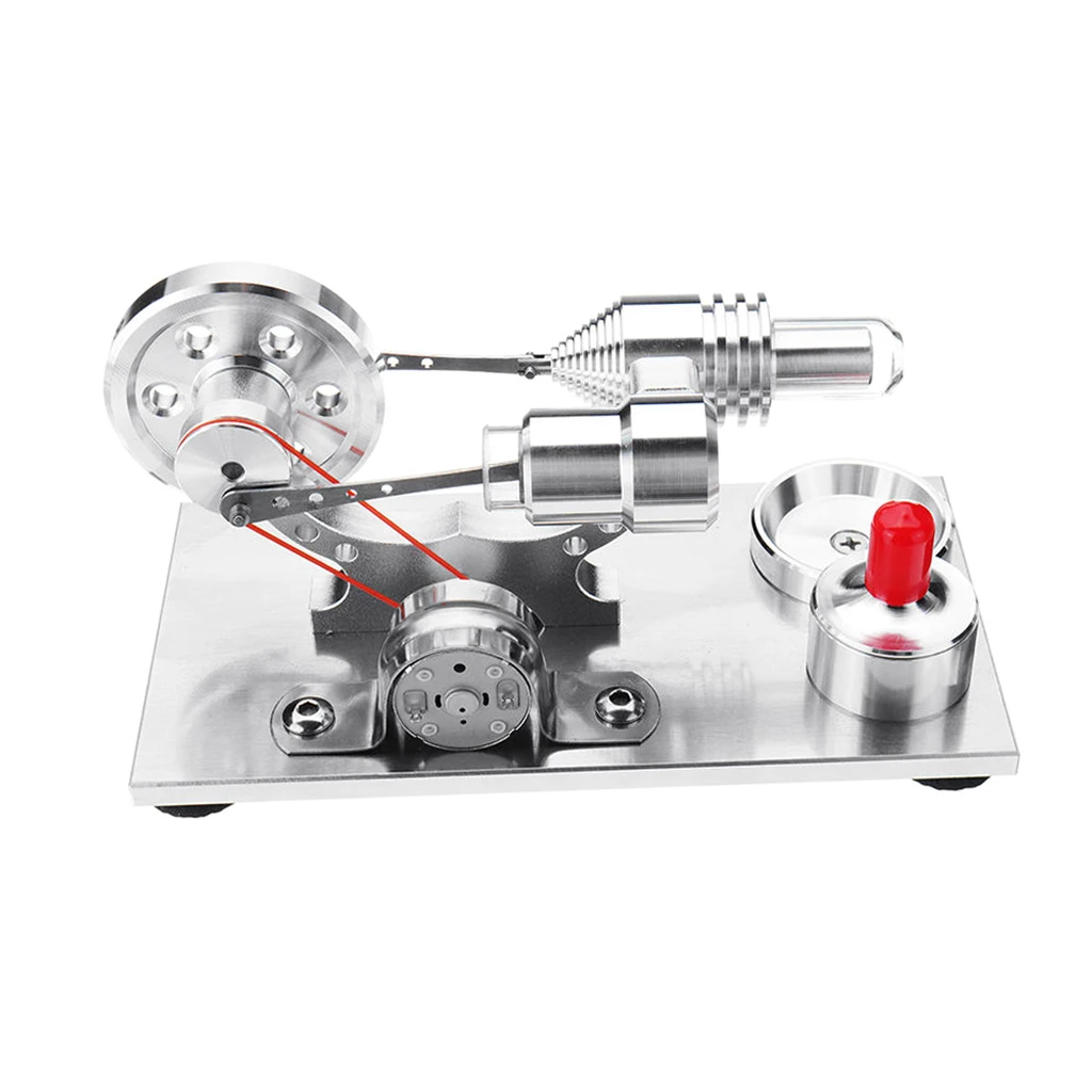 Stirling Engine Model Hot Steam Power Mechanical Work Science Education Toy School Supplies