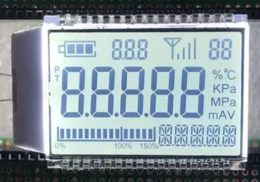 32PIN HTN положительный 5-знака после запятой сегмент ЖК-дисплей сварки Панель белый/желтый и зеленый цвета/синий Подсветка 3V - Цвет: White Backlight