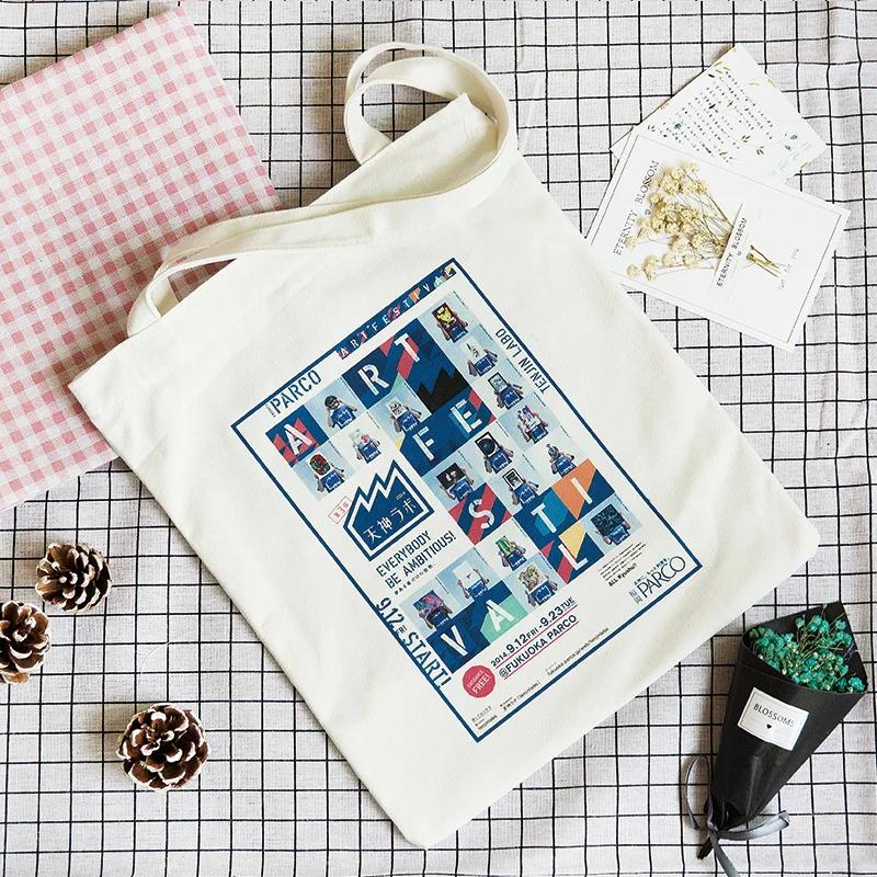 

(1 pieces) custom logo canvas cotton shopping tote bag with zipper