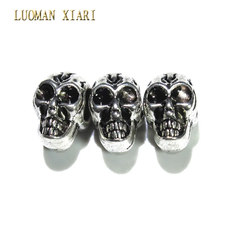 10 шт./20 шт./партия бусины разделители из серебристого сплава|beads charms|alloy beadsspacer beads |