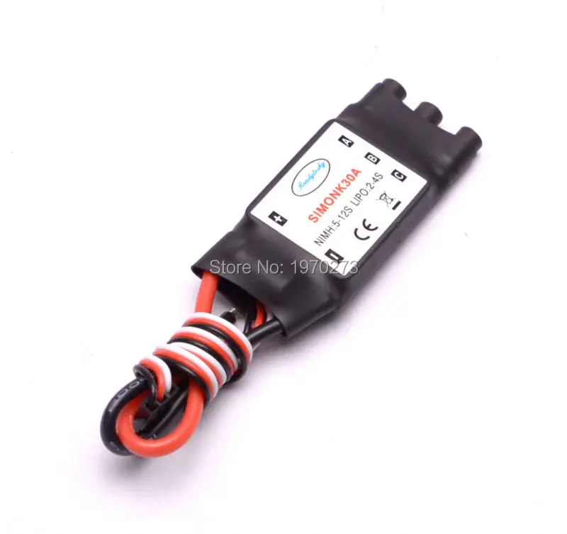 1 шт. 30A SimonK бесщеточный ESC с 2A BEC для оси квадрокоптера мультикоптера