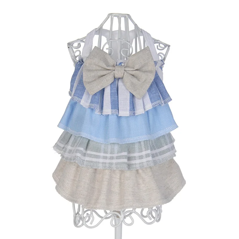 

Pet Dog Cat Sling Cake Princess Dress Cooling Summer Cute Puppy Comfortable Dresses for Small Big Dogs Spring Autumn Clothing