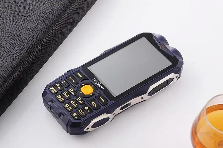TKEXUN Q8, Дополнительный внешний аккумулятор, телефон, две sim-карты, аналог ТВ, две sim-карты, старшая, двойной фонарик, динамик, 3,2 дюймов, сенсорный экран, телефон