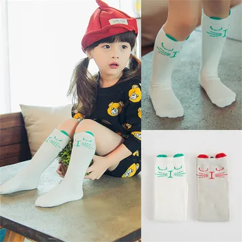 

children socks cotton socks wholesale Android products in autumn and winter cotton cartoon cat baby socks in tube