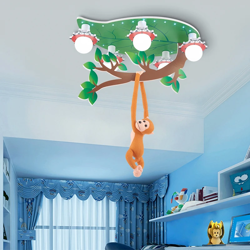 Luminária de teto infantil em led luzes para quarto de crianças meninos e meninas quentes