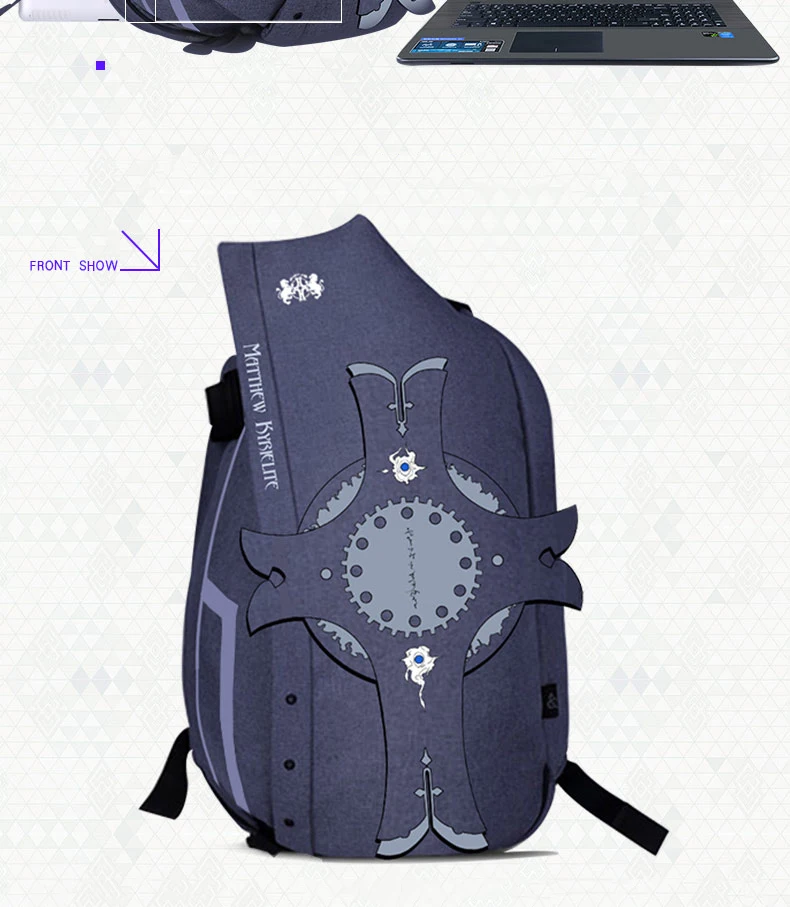 Prop Escudo 17 Polegada Computador Ombro Saco de Viagem Schoolbag