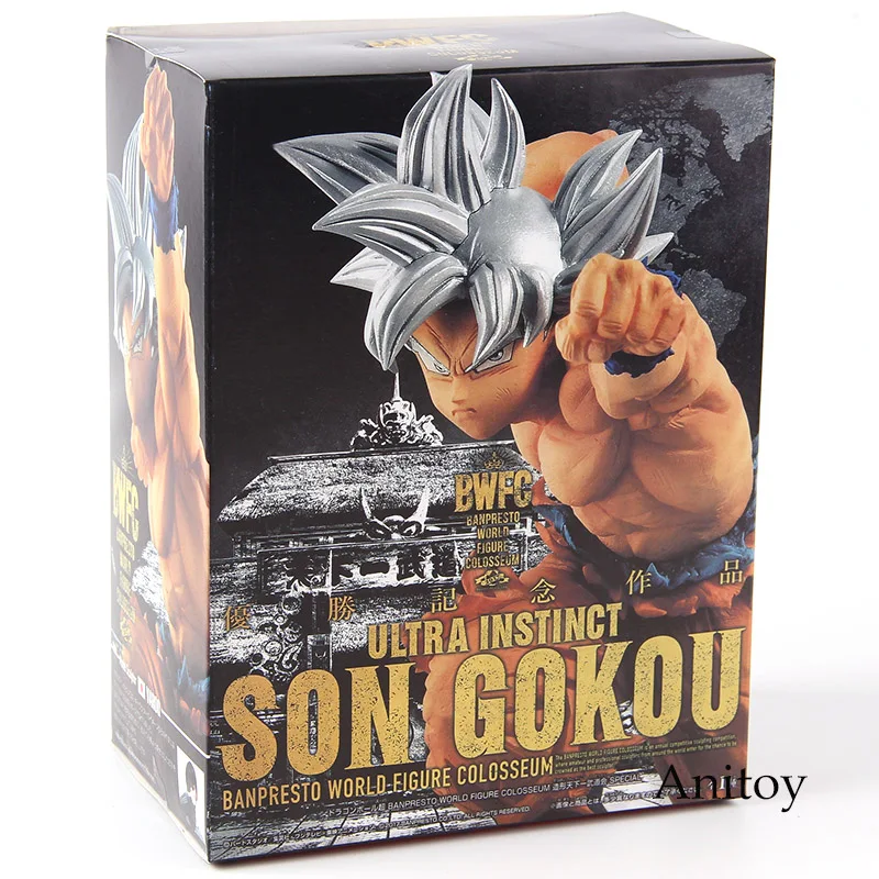 Сон Gokou Dragon Ball Гоку ультра инстинкт фигурка героя BWFC Banpresto мира фигурка Колизей ПВХ Коллекционная модель игрушки