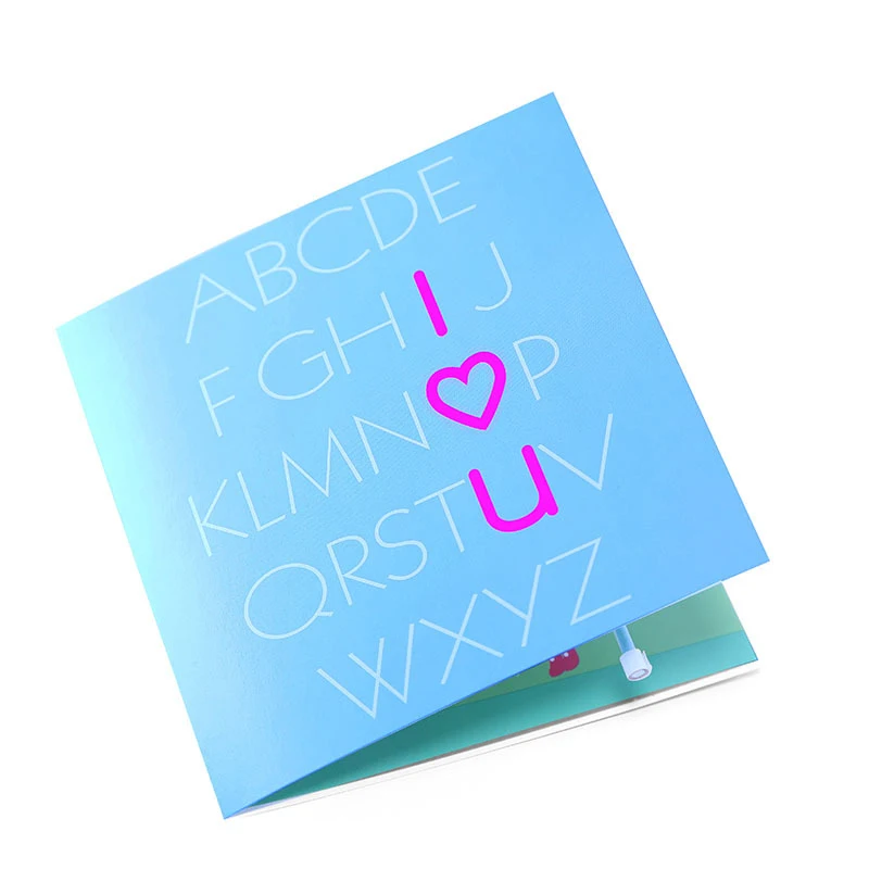  3D Laser Cut Colorful Sweet Boyfriend Girlfriend Show Love Paper Invitation Greeting Cards Wedding  - 32872867591