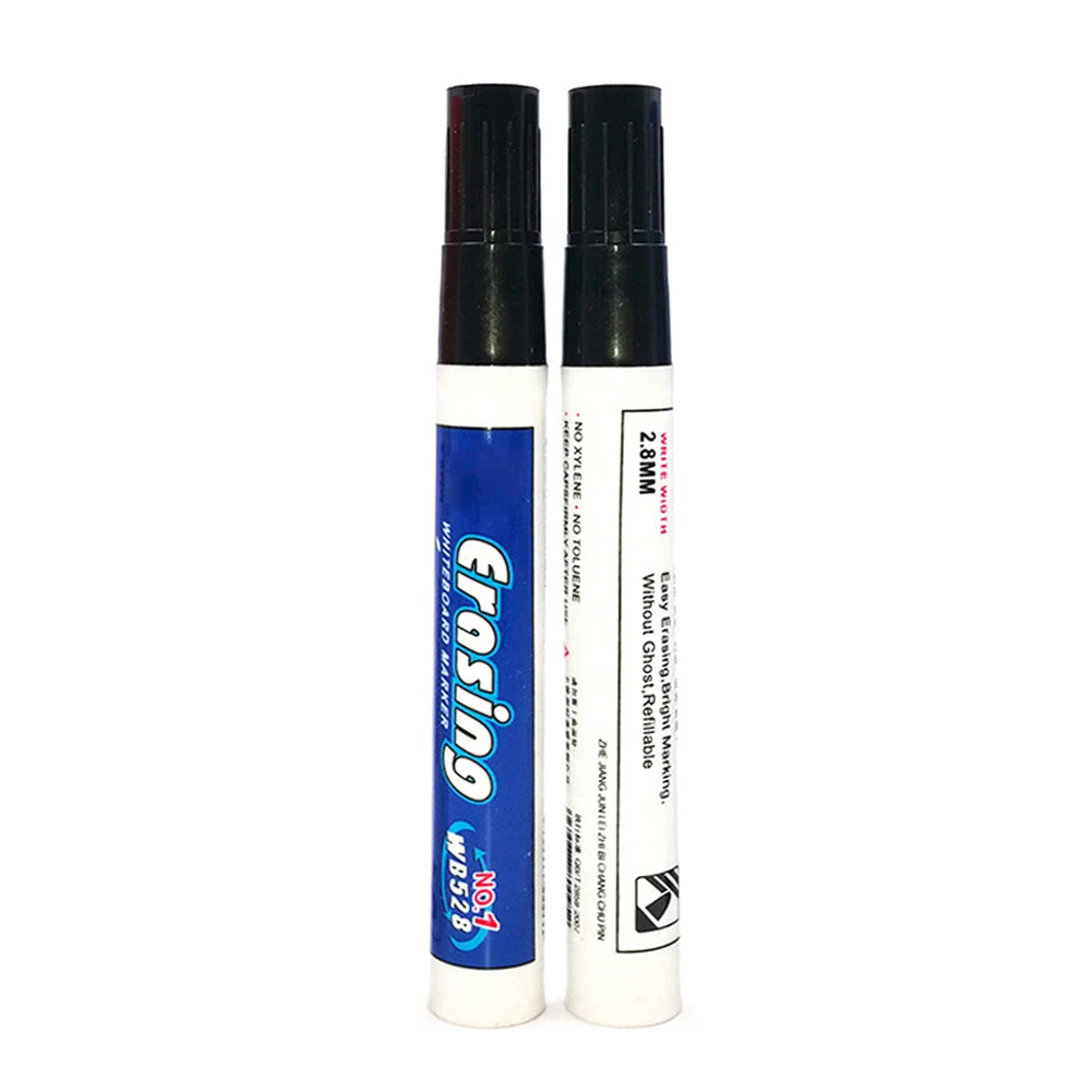 Стираемый маркер для белой доски ручка экологически чистая маркер ручка для офиса школы дома - Цвет: Черный