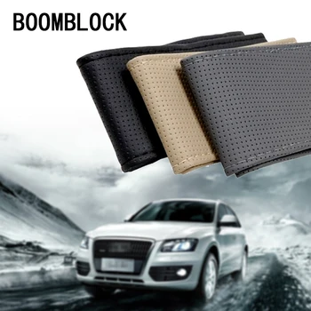 

BOOMBLOCK Steering Wheel Cover Stickers For Toyota Corolla Seat Leon Jeep Renegade Skoda Fabia Rapid Renault Duster Audi A3 Q7