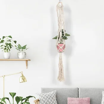 Suspension en macramé