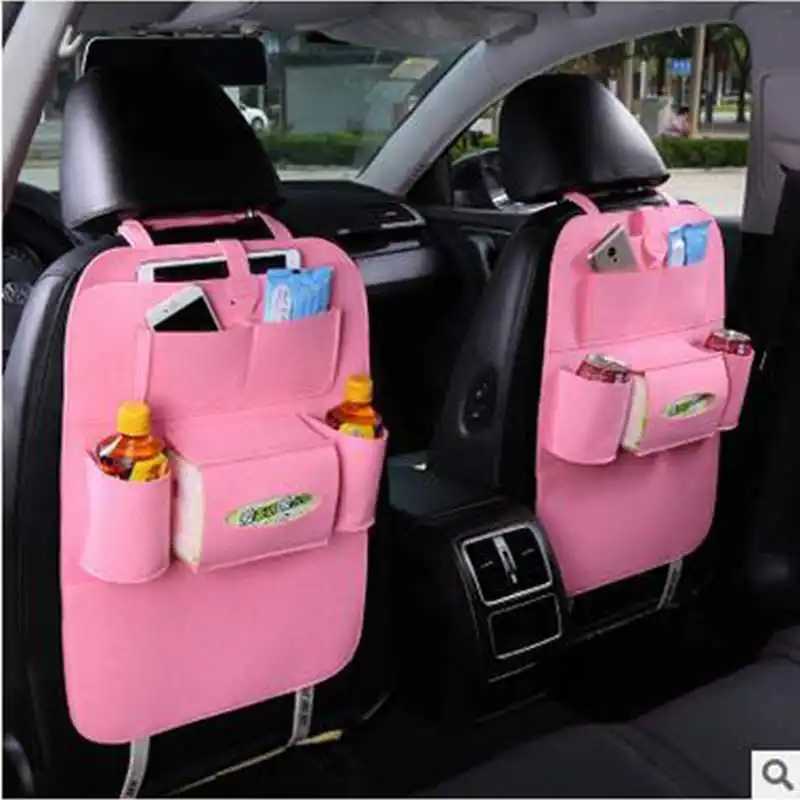 

Durable Car Trunk Backseat Organizer Adjustable Storage Bag High Capacity Multi-use Oxford Automobile Seat Back Organizer Hanger