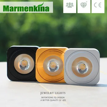 

Mini ceiling cabinet lamp 3W/5W ultra-thin square ceiling led cob ceiling light AC220V