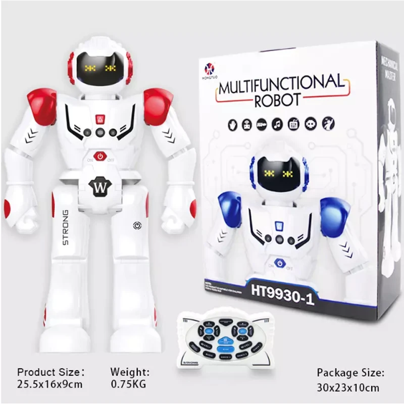 Remote Control Smart Program Intelligent Robot Walk Slide Dance Music Talk Demostration Interactiv Gesture Inductive Warrior Toy