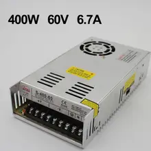 400W 60V 6.7A один Выход импульсный источник питания переменного тока DC/DC импульсный источник питания с ЧПУ