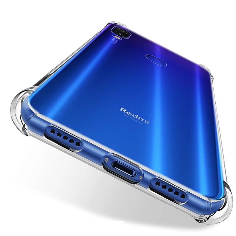 Прозрачная задняя крышка YUETUO для телефона чехол xiaomi redmi 7 7a note 7s pro a s силиконовые
