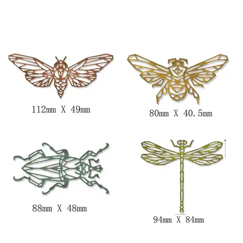 

Dragonfly Butterfly Metal Cutting Dies DIY Template Paper Card Album Making Embossing Stencil Handicraft Decoration Dies