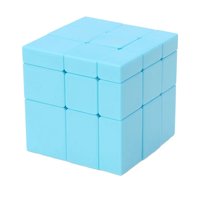 Новейший зеркальный куб Shengshou 3x3, волшебный кубик-головоломка, розовый и синий скоростной кубик, пластиковый кубик, игрушки