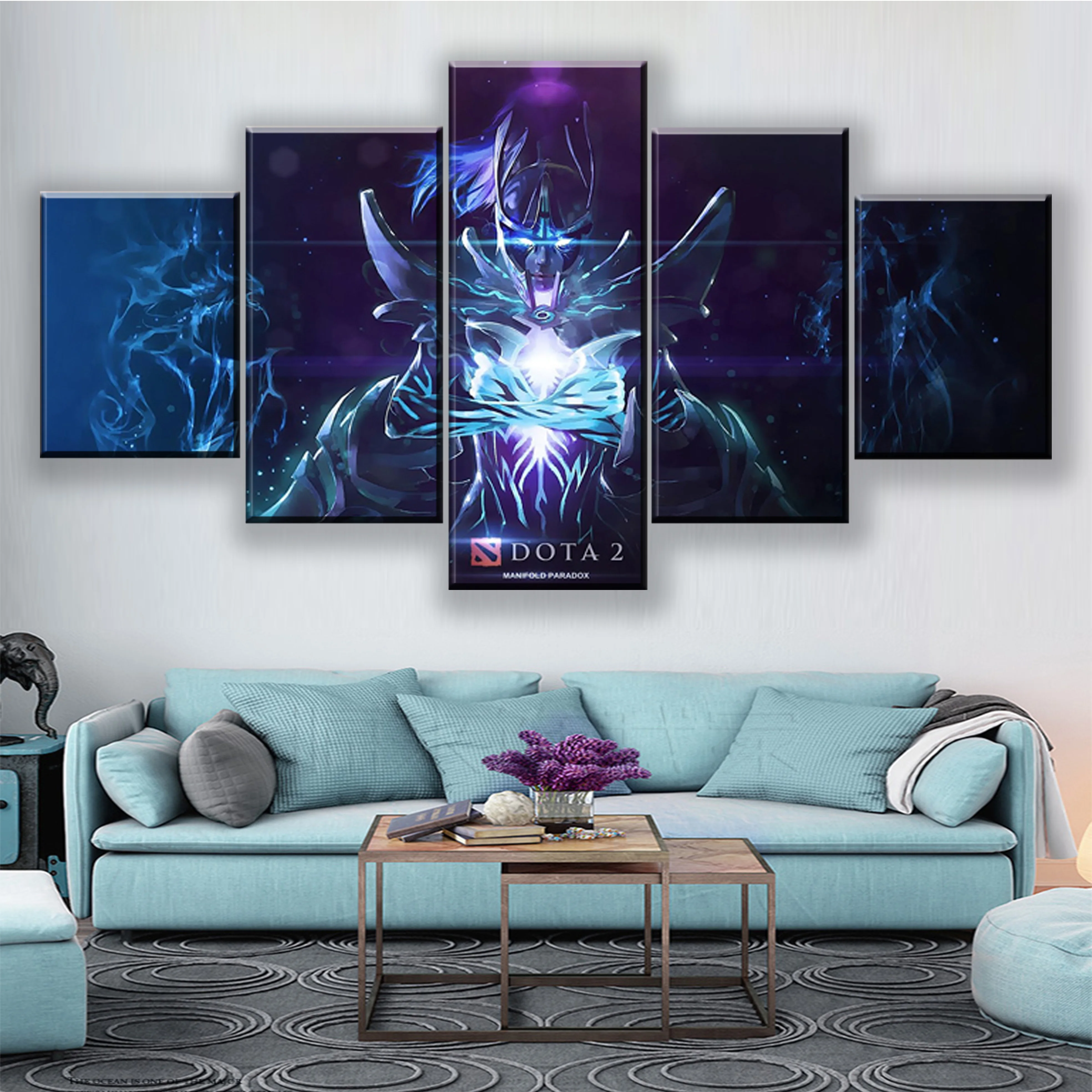  Canvas Hd Prints Picture Wall Artwork 5 Pieces Dota 2 Painting Home Decoration Modular Modern Game 