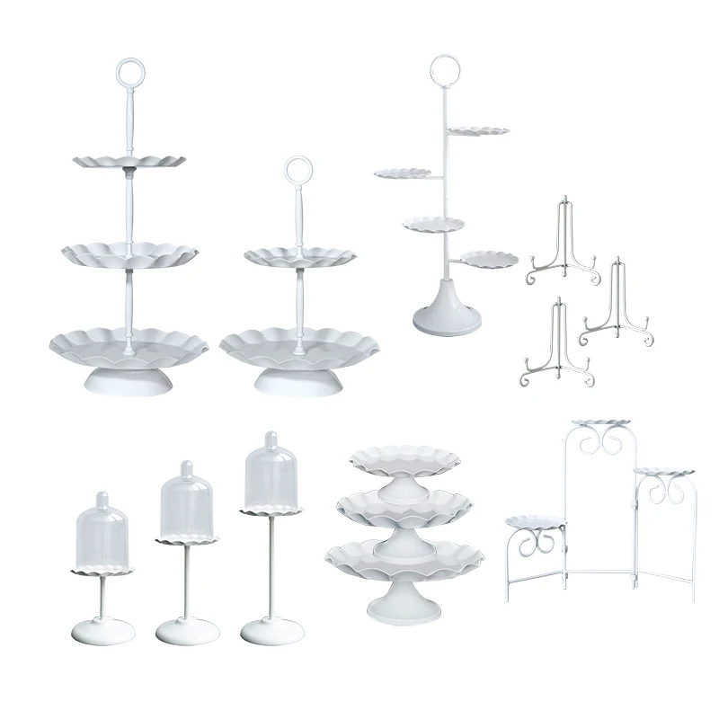 Металлическая железная подставка для кексов SWEETGO 1 штука подносы десертного