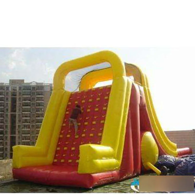 US $2.242.00 Large customized inflatable climbing sports and slide for sale inflatable climbing wall for kids and adults