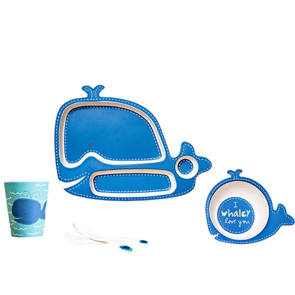 Baby tableware Dishes plate feeding set dish dinnerware bowl cup fork spoon Bamboo ceramic set children mini health safety kids Baby tableware Dishes plate feeding set dish dinnerware bowl cup fork spoon Bamboo ceramic set children mini health safety kids