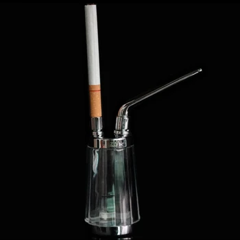 SWSMOK New  Popular Bottle Water Pipe Portable Mini Hookah Shisha Tobacco Smoking Pipes Gift of Health Metal Tube Filter 5