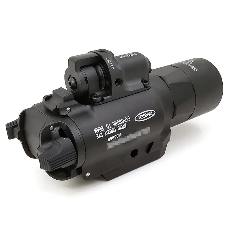 Tactical Caça Lanterna Com Mira Laser Vermelho