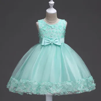 

CAILENI Kid Girls Princess Dress Ball Gown Flower Girl Wedding Party Frock Kids Birthday Gift Dresses For Girls For 1-11 Years