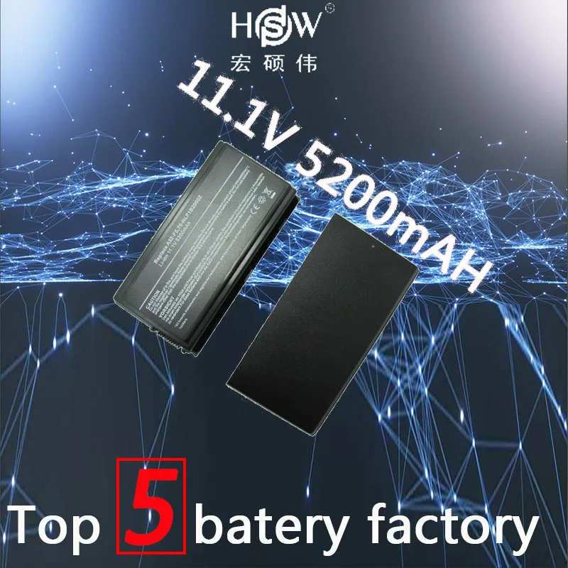 

HSW Laptop Battery For Asus A32-F5 F5 F5C F5GL F5M F5N F5R F5RI F5SL F5V F5Z X50 X50C X50M X50N X50SL X50RL X50V X59 bateria