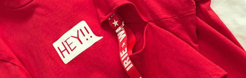 Summer Korean Harajuku Style Hey Alphabet Women T Shirt Personality Hole Ribbon Half Sleeve Student Tops Fashion Tees ZO9