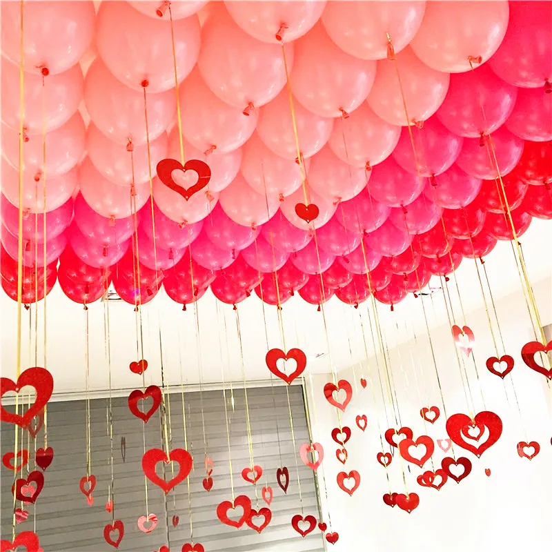 5 шт 10 дюймов 2,2 г латексный воздушный шар в форме сердца День Рождения украшения Детские свадебные шары товары для детской вечеринки воздушные шары надувные
