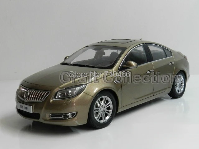 New Gold 1:18 Buick Regal 2014 Diecast Model Car Mini Toys Miniature Cars