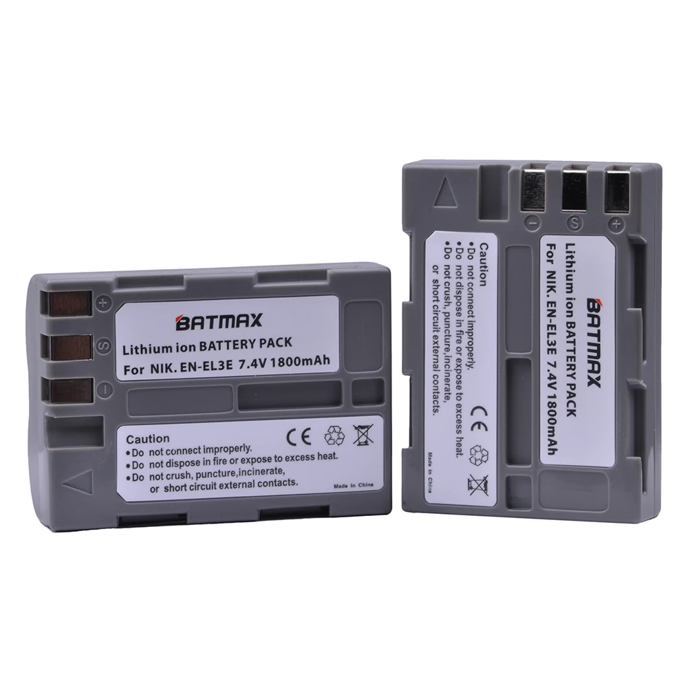 Аккумулятор и зарядное устройство USB для Nikon D300S D300 D100 D200 D700 D70S D80 D90 D50 1800 мАч 2