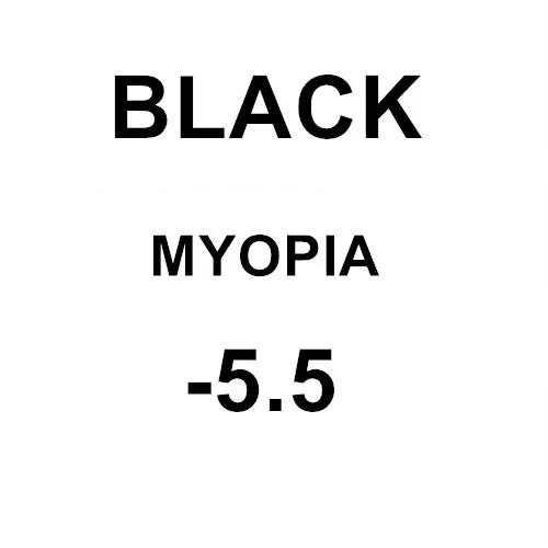 Black Myopia 550 Плавательные очки+ шапочка+ зажим для носа и затычки для ушей+ Сухая ткань, близорукость Анти-туман для взрослых диоптрий прописывает очки для плавания - Цвет: Black Myopia 550