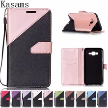 Для samsung J7 Neo J701M J7 Nxt J701F J7 Core J701 J 7 Duos J700 чехол для телефона 2 со сплоченными цветами Чехол С Откидывающейся Крышкой из искусственной кожи(полиуретан) Крышка [тефлона, клейкая лента]