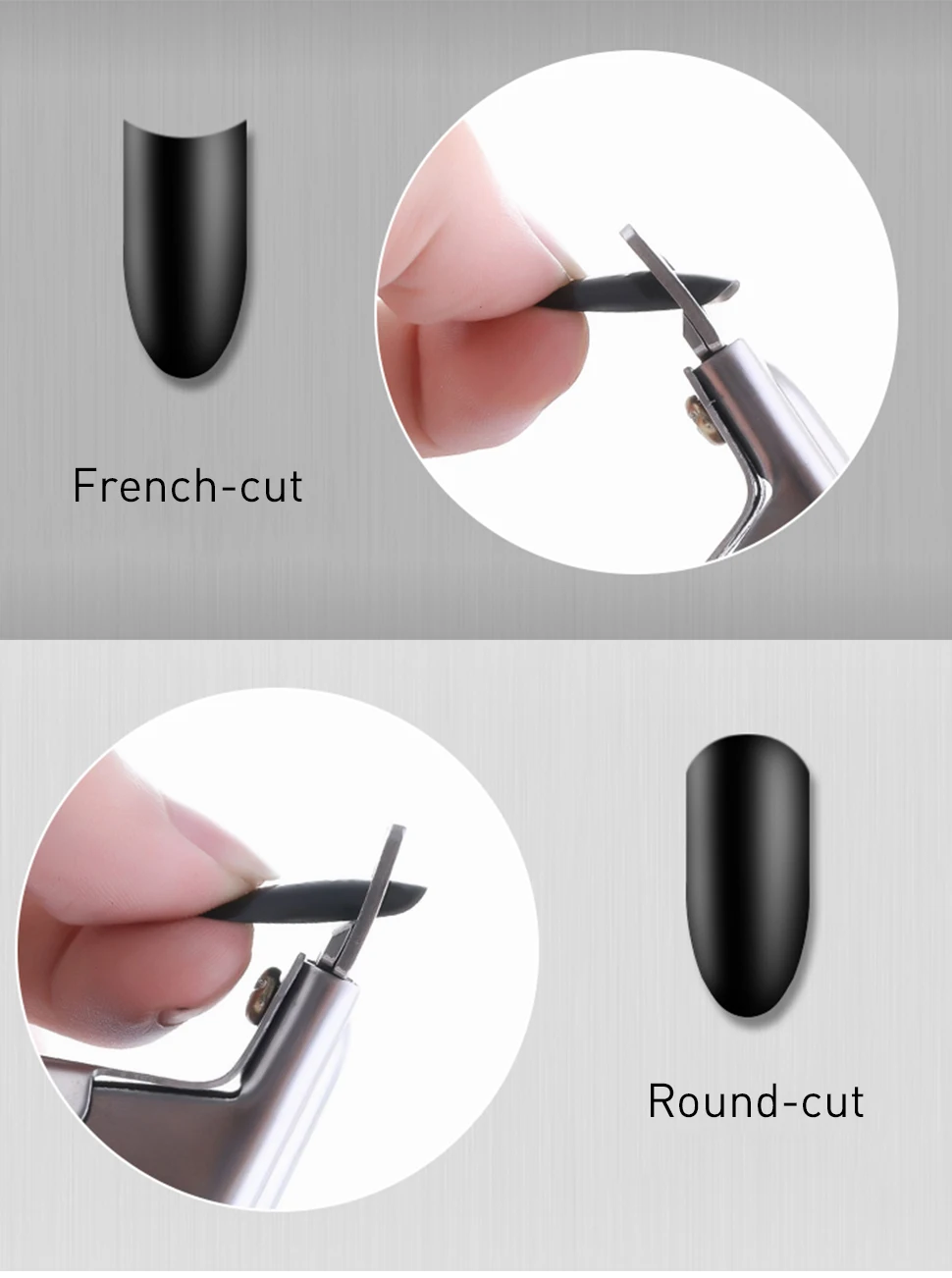 Модная форма Nail Clipper Прямые Ножницы DIY накладной Маникюр Типсы резки ножницами Cutter триммер ногти клипа