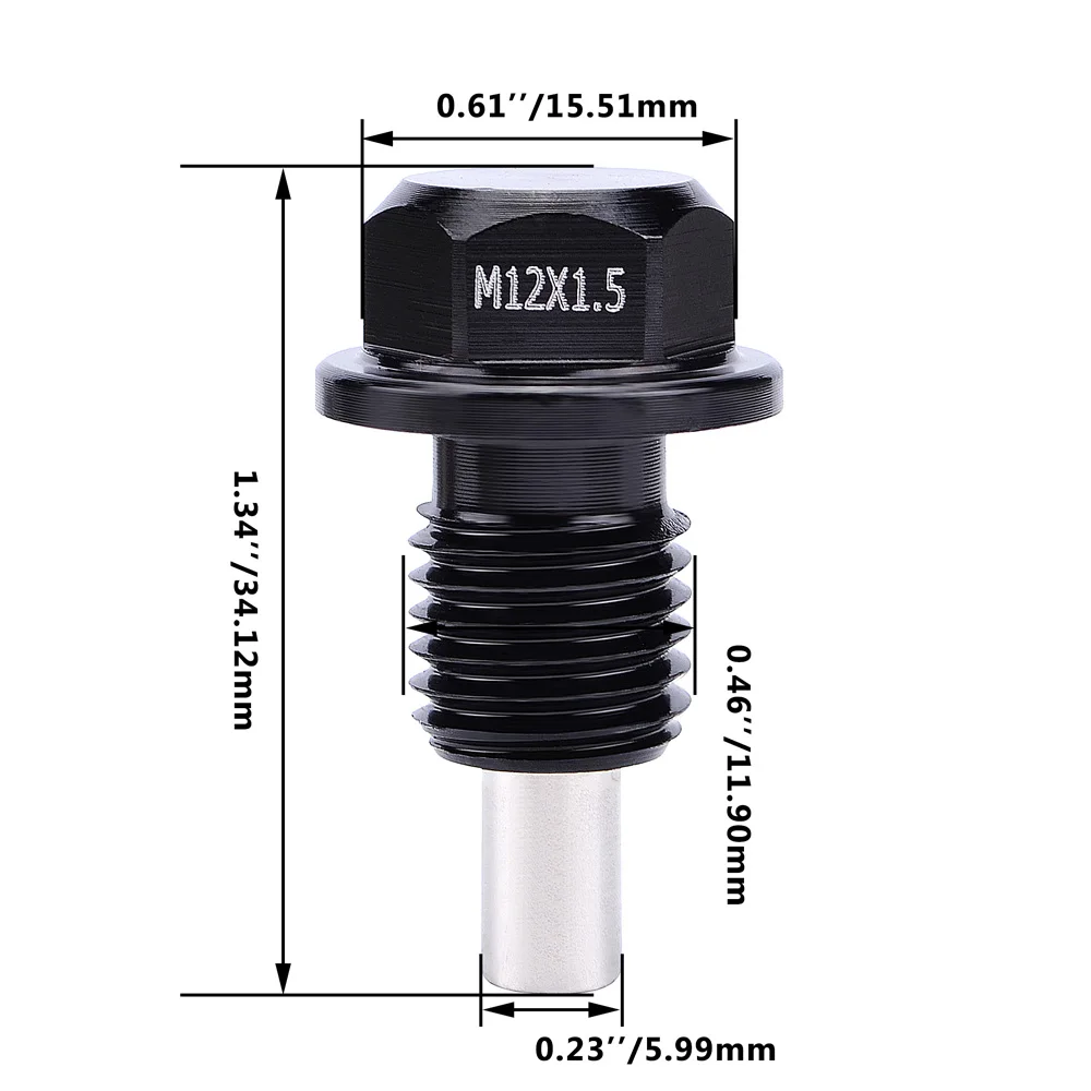 ESPEEDER M12* 1,25 M12* 1,5 M12* 1,75 M14.1.25 M14* 1,5 Магнитный Гайка масляного поддона Магнитная дренажная масляная пробка масляных пробок винт Алюминий гайка