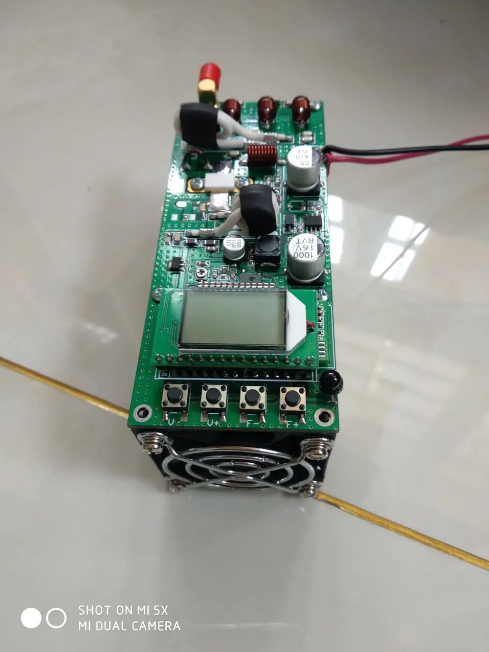 Digital LCD 50W FM Transmitter Radio Station PLL Stereo 87-108MHz Ham Amplifier