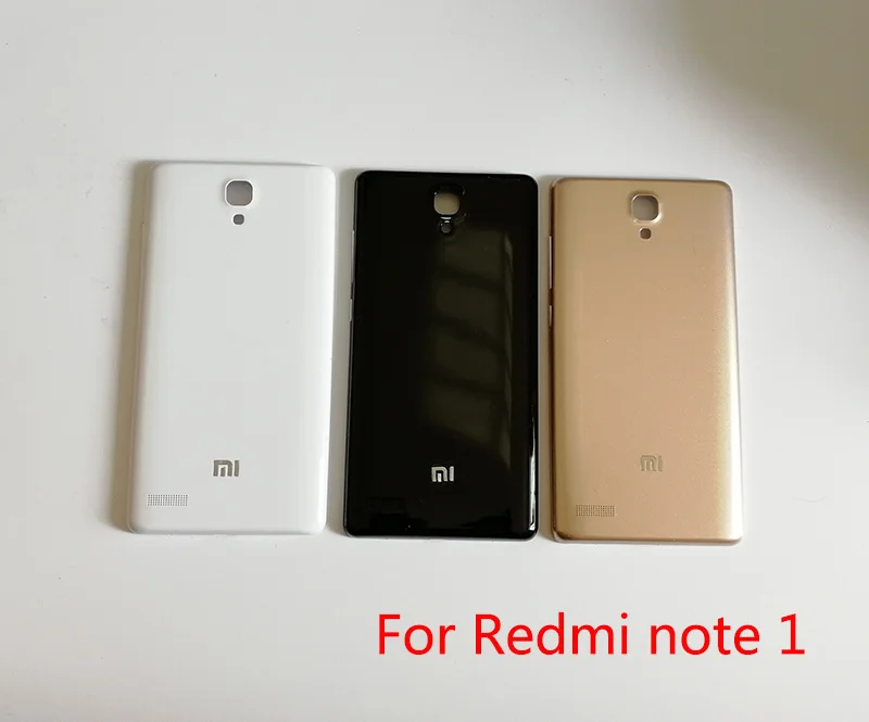 

Original Xiaomi Redmi note 1 Rear Battery Housing Door Cover Metal Back Cover Replacement Parts for redmi note housing