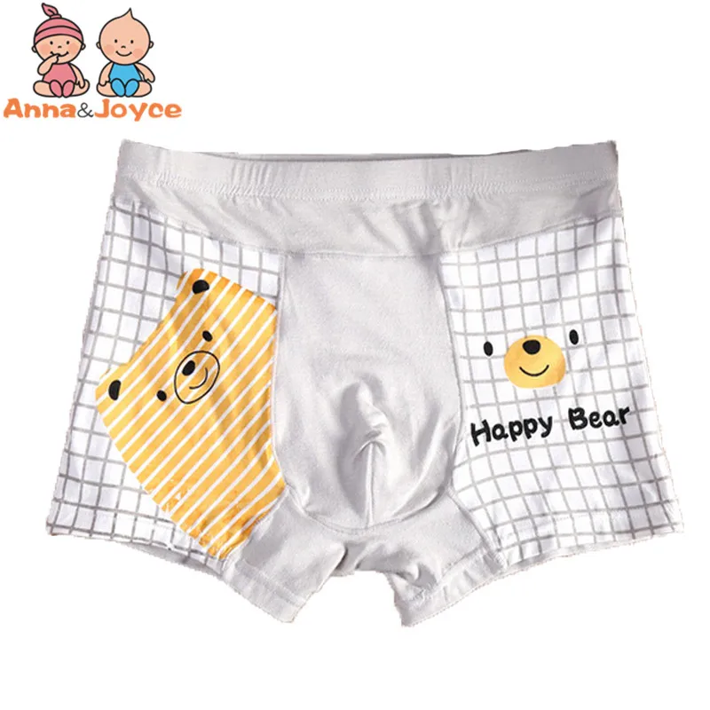 

1pcs Sale ! Mix Color Cartoon Cute Bear Boy Underpants Boxer Underwear Modal Soft Children Underwear Kids Underwear