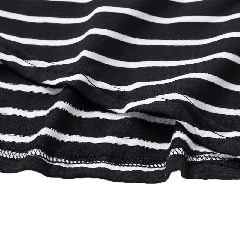 VONDA пикантные платье в полоску беременность для женщин Лето 2019 г. V образным вырезом с коротким рукавом облегающее средства ухода за кожей