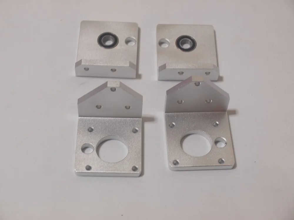 Reprap Prusa i3 rework 3D printer parts aluminum metal Z-AXIS BOTTOM LEFT/RIGHT +Z-AXIS TOP LEFT/RIGHT kit/set for 8mm