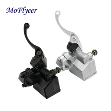 MoFlyeer Black Universal 7 8 22mm Motorcycle Front Brake Clutch Master Cylinder Hydraulic Pump Lever For