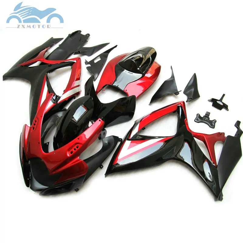Комплекты обтекателей под заказ для SUZUKI K6 GSXR600 750 2006 2007 комплект мотоциклов GSXR750 GSXR