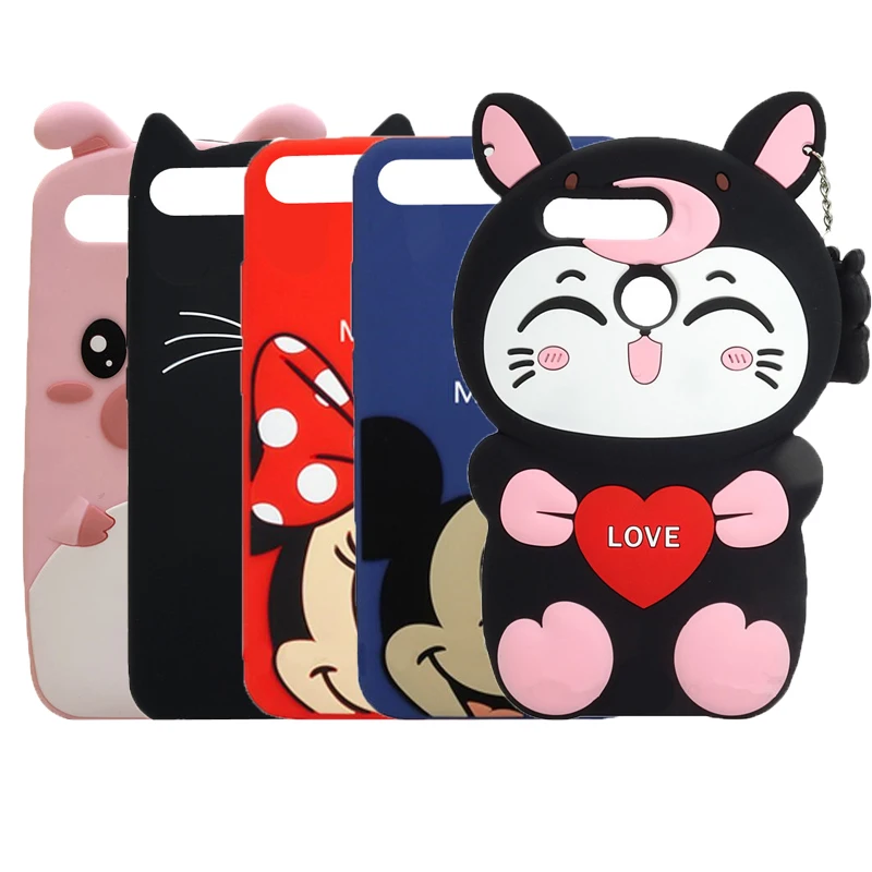 

For Huawei honor view 20 Cases Cute Soft Silicone Cartoon Minnie Cat Back Cover For Huawei Honor V20 V 20 Case Phone Bags